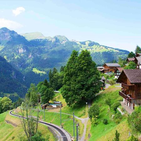 Holiday Flat #1, Chalet Aberot, Wengen, Switzerland Dış mekan fotoğraf
