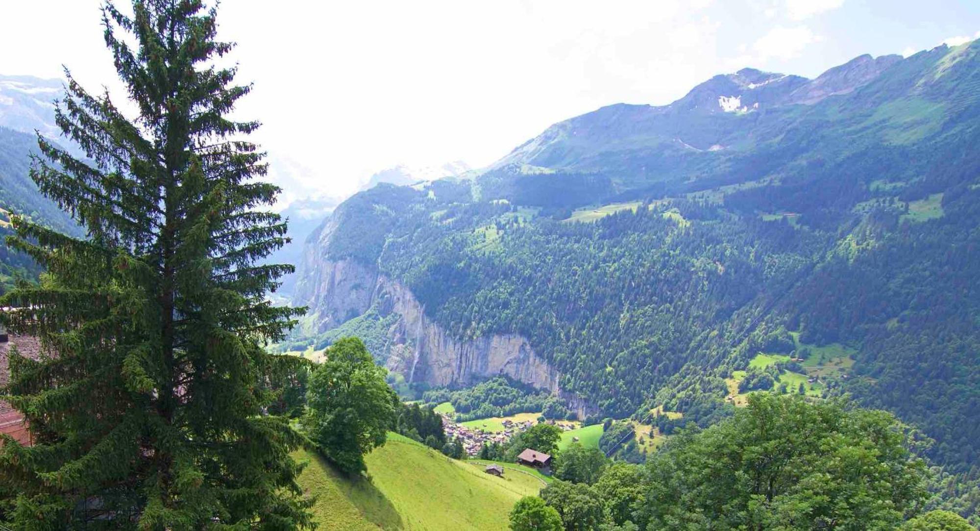 Holiday Flat #1, Chalet Aberot, Wengen, Switzerland Dış mekan fotoğraf