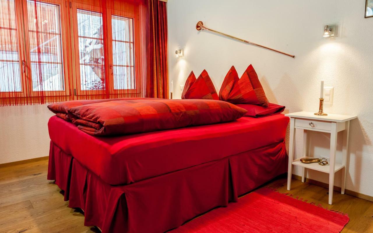 Holiday Flat #1, Chalet Aberot, Wengen, Switzerland Dış mekan fotoğraf