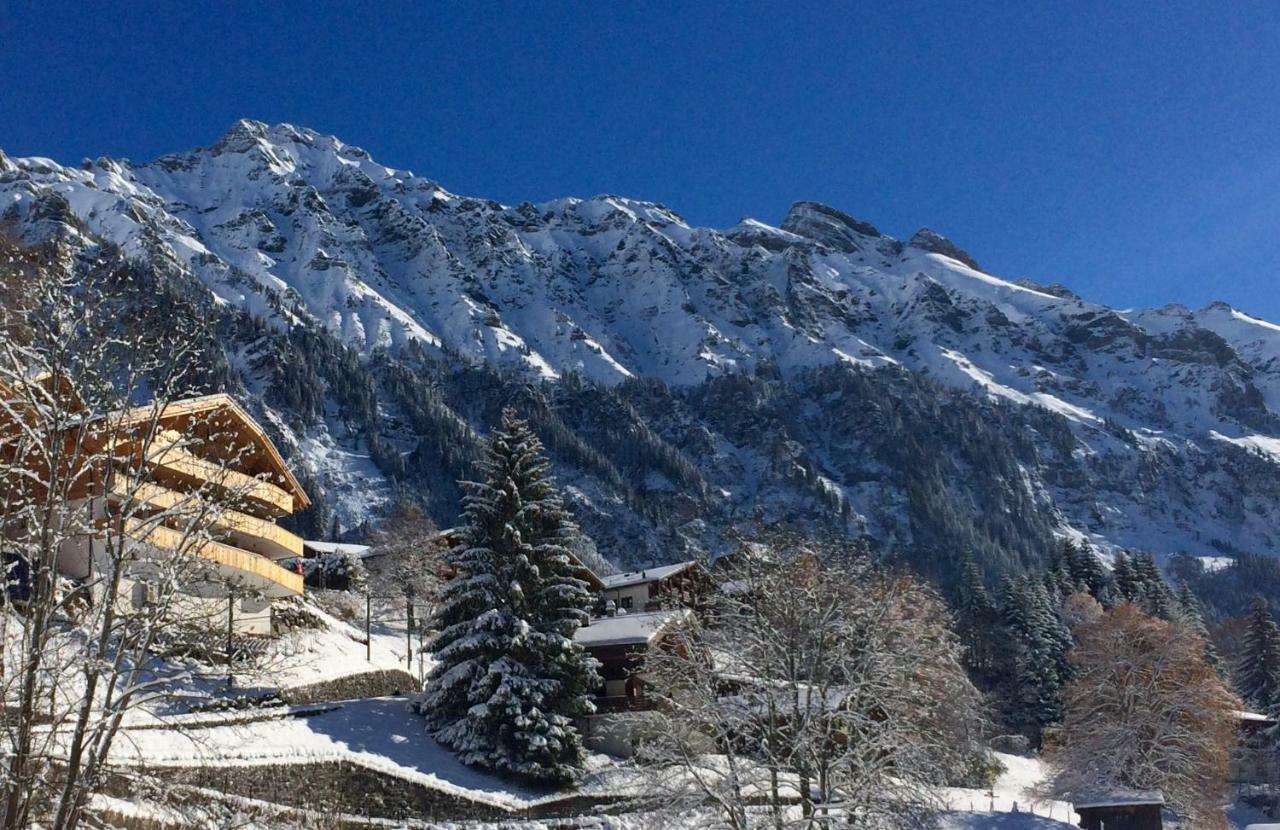 Holiday Flat #1, Chalet Aberot, Wengen, Switzerland Dış mekan fotoğraf
