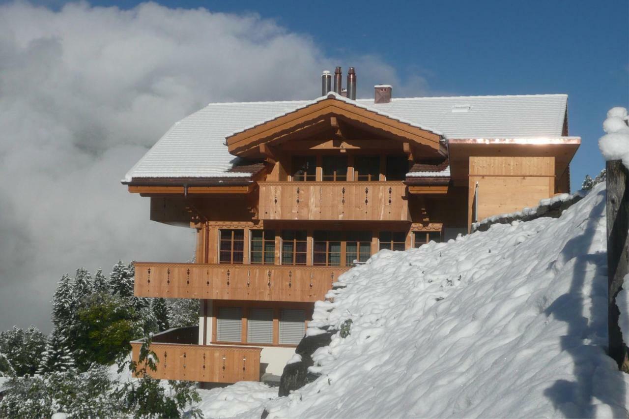 Holiday Flat #1, Chalet Aberot, Wengen, Switzerland Dış mekan fotoğraf